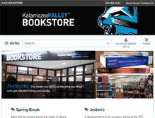 Tablet Screenshot of bookstore.kvcc.edu